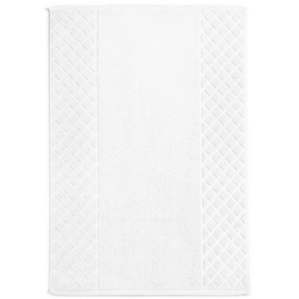 new WHITE Charter Club Elite 100% Hygro Cotton 20"x30" Foot Towel (Tub Mat)